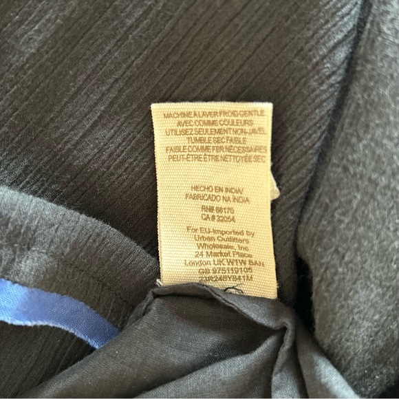 NWOT Free People Cotton Embroidered Strap Dress, Navy Blue/Multi - Picture 9 of 9